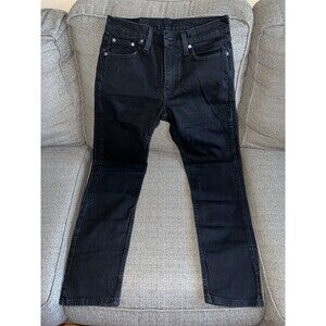 levi's men's 502 taper fit jeans black 30 x 30